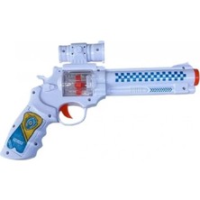 23 cm Sesli Işıklı Oyuncak Police Tabanca 0853