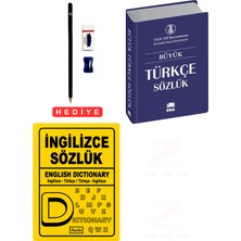 Parıltı Yayınları Büyük Türkçe Sözlük Ingilizce Sözlük 2 Kitap Set (Biala Kapak)Tdk Son Değişiklikler Esas Alınmıştır Kalem Seti Hediyeli