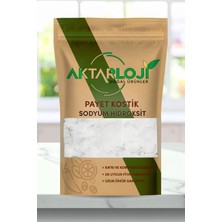 Aktarloji 5 kg Payet Kostik / Sabun Yapımı / Soda Lavabo, Logar , Gider Açıcı / Sodyum Hidroksit %99 Saf