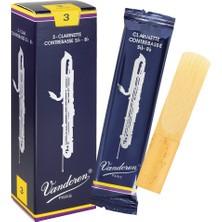AKS Vandoren CR153 Geleneksel Kontrabass-Klarinette Yaprak, 5 Adet