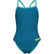 Arena Girls Team Swimsuit Challenge Solid Kız Çocuk Yüzücü Mayosu 004765668