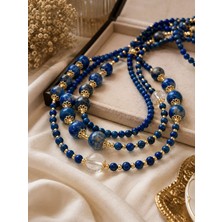 Lapis Lazuli Doğal Taş Kolye