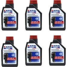 Hızlı Balık Motul Suzuki Marine 4t 10W-40 - 1 Litre Motor Yağı 6 Adet