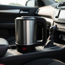 Kettle Su Isıtıcı Araç Içi Oto Çakmaklık Girişli Çelik 0.5lt 12VOLT Hafif Ticari Araçlar Için