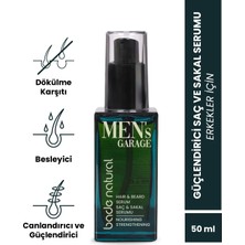 Bade Natural Men's Garage Saç ve Sakal Serumu Besleyici ve Güçlendirici 50 ml