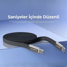 Havit CB6389 60W Type-C To Type-C Manyetik Toplanan Kablo, Hızlı Şarj Kablosu - 1 Metre