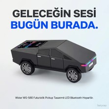 Hsc Bilişim Wster WS-580 Music Car Speaker (Cybertruck, Led)