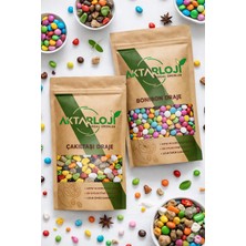 Aktarloji 500 gr Çikolata Draje Seti 250 gr Çakıltaşı + 250 gr Bonibon Renkli Draje 2 'li Set