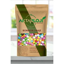 Aktarloji 500 gr Renkli Bonibon Çikolata Draje / Atıştırmalık / Sunumluk - Katkısız & Doğal
