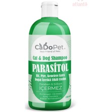 2 Adet Cadopet Kedi Köpek Şampuanı Kene Bit Pirelere Karşı Doğal Içerikli Etlili Çözüm 250ML  (2ADET )