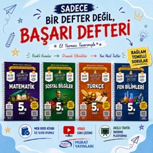 Murat Yayınları 2026-2027 Müfredat 5 Sınıf Maarif Model ( Türkçe-Matematik-Fen-Sosyal Bilgiler ) Bağlantı Temelli Sorulu Öğrencim Defter Kitap Konu