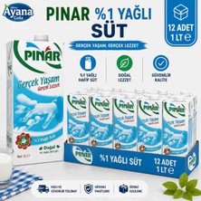Pınar %1 Yaglı Sut 1lt x 12 Adet