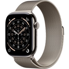 Apple Watch Series 11 Gps + Cellular 42MM Natürel Titanyum Kasa ve Natürel Milano Loop (MF8P4TU/A)