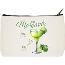 Designedfy Margarita Coctail Baskılı Makyaj Çantası
