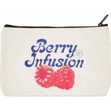Designedfy Berry Infusion Baskılı Makyaj Çantası