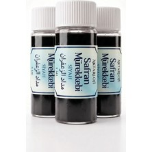 Aktarloji 3 Adet 5 ml Safran Mürekkebi / Orijinal Misk-I Amber ve Gül Suyu ve Hazılanmıştır