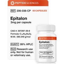 Peptide Sciences Epitalon 3mg (60 Capsules) (Telomere Length)