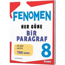 Akm Kitap 8. Sınıf Her Güne Bir Paragraf Fenomen Okul Yayınları