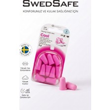 SwedSafe Cool Kulak Tıkacı, S Boyut, 5 Çift, 33 Db Gürültü Azaltma, Yumuşak Köpük, Iş, Seyahat ve Uyku