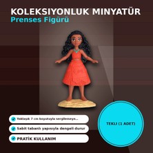 sbodurhome Disney Prenses Koleksiyonluk Minyatür Heykelcik 7 cm Boyunda Tekli Figür Oyuncağı