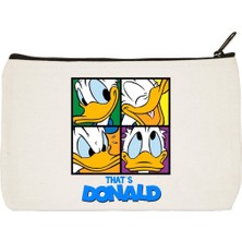 Designedfy The Donald Baskılı Kalemlik, Kalem Kutusu, Bez Kalemlik