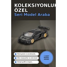 sbodurhome Metal Gövdeli 1/64 Ölçek Lamborghini Aventador Model Araba - Koleksiyonluk Tekli Paket BX-313363