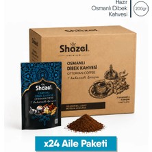 Shazel Hazır Osmanlı Dibek Kahvesi | Doypack | 200 gr | 24 Adet