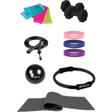 Delta 6 mm Minderli Pilates Seti 12 Parça Evde Spor ve Pilates Seti