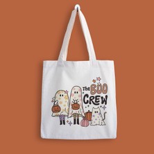 Designedfy The Boo Crew Baskılı Bez Çanta