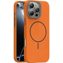 Wonew iPhone 16 Pro Max Soft Aura Magsafe Turuncu Kılıf