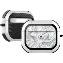 Wonew Airpods 3. Nesil Marble Design Kılıf Airpods Kılıfı Çok Renkli