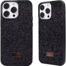 Wonew iPhone 16 Pro Max Diamond Serisi Siyah Kılıf