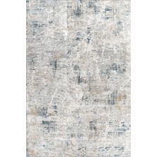Saraz Halı Modern Krem Vizon Soyut Etnik Desenli Baskı Şönil Kilim Kaymaz Taban Salon Oturma Odası Yatak Odası Kilimi SH12