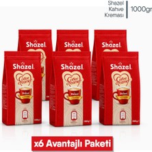 Shazel Kahve Kreması | 1000 gr | Flat Bottom | 6 Adet