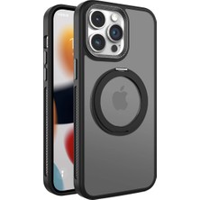 Wonew iPhone 15 Pro Max Rotation Magsafe Siyah Kılıf