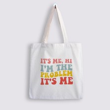 Designedfy It's Me Hi Baskılı Bez Çanta