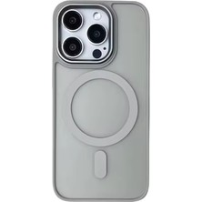 Wonew iPhone 16 Pro Max Focus Magsafe Mat Gri Kılıf