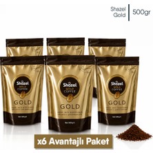 Shazel Gold Çözünebilir Kahve | 500 gr | 6 Paket