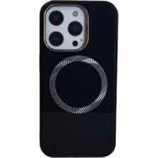 Wonew iPhone 16 Pro Glow Dark Magsafe Siyah Kılıf