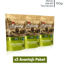 Shazel Efendy Geleneksel Türk Kahvesi | Kakuleli | | Doypack | 100 gr | 3 Adet