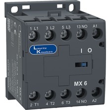 Lauritz Knudsen, CS94012KOOO - MX 6A Mini Kontaktör, 3P, 220VAC, 50Hz, 1NA