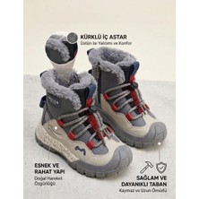 Marco Kids Cherokee Çocuk Tüylu Fermuarlı Outdoor Bot