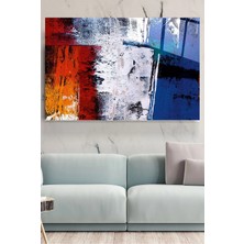 Marsilyan Çağdaş Soyut Sanat Cam Tablo | Şık Modern Duvar Dekorasyonu | Seri 5WER5P