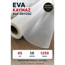 Pimula Home Premium EVA Kaymaz Raf Örtüsü 45x10 Metre – 1250 Gr Ağır Gramajlı Kalın Tok Doku