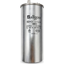 Allgoo 50+3 Μf 450V Klima Kapasitörü