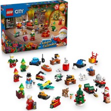 LEGO City 2026 Yılbaşı Takvimi - Çocuklar Için Noel Temalı Noel Babanın Atölyesi Oyuncağı 60510