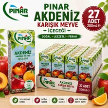 Pınar Meyve Suyu Karışık 200 ml x 27 Adet