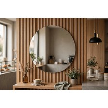 HK Home Design 20 cm 4 mm Yuvarlak Ayna ( Gerçek Gümüş Ayna )