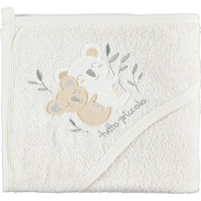 Civil Baby Koala Nakış 75X75 Havlu - Ekru