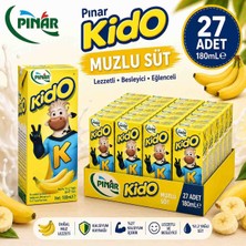 Pınar Kıdo Muzlu Süt 180 ml x 27 Adet